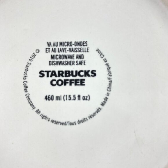 Starbucks Sumatra Stoneware Mug 15.5 oz Coffee Cup 2010 release Tiger Stamp - Picture 7 of 7